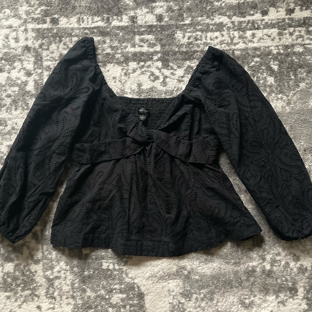 Banana Republic Knot Front Blouse